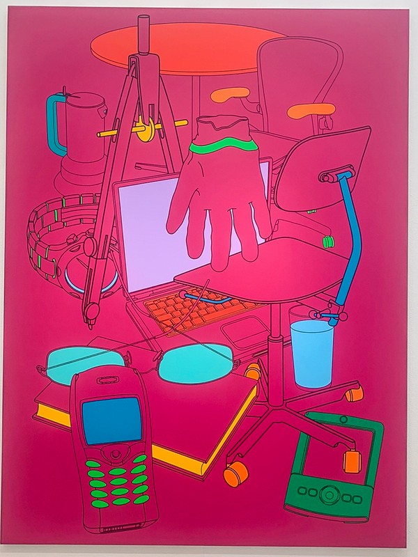 Michael Craig-Martin Exhibition. Seoul Arts Center (예술의전당), Seoul, Korea