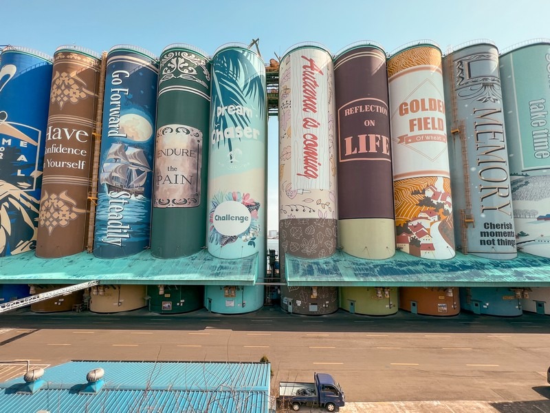 World's Largest Mural, Wolmi Sea Train, Wolmi Island, Incheon, Korea