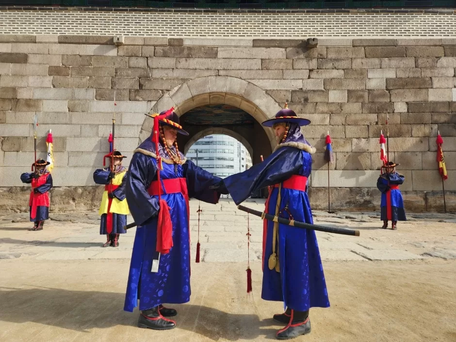 Sungnyemun Changing of the Guard ceremony, Seoul, Korea
