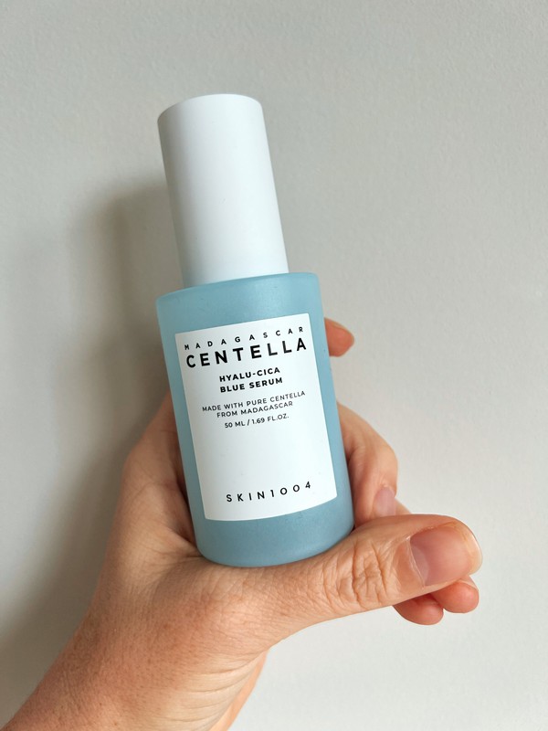 SKIN1004: Madagascar Centella Hyalu-Cica Blue Serum Review, Korean skincare, Kbeauty