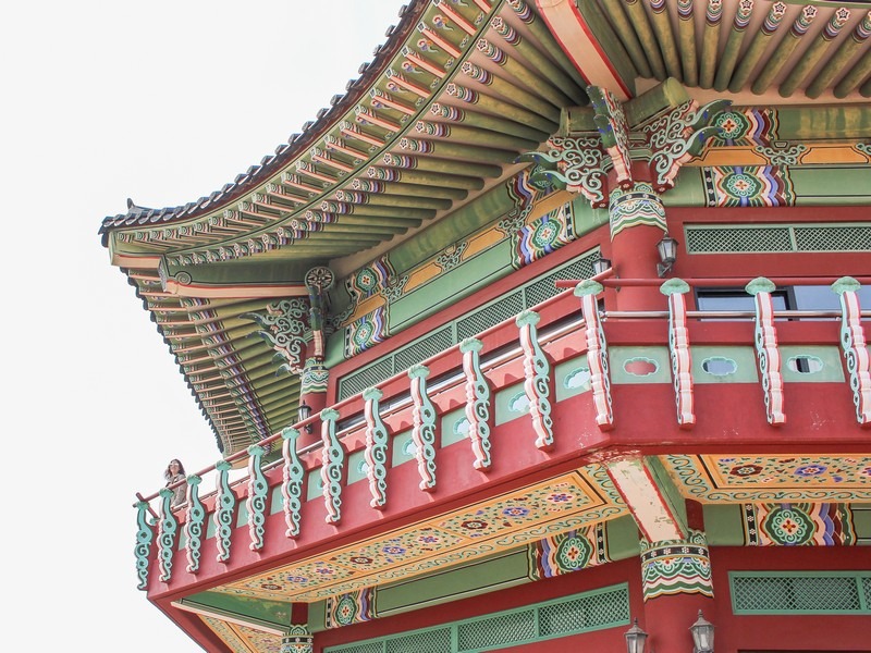 Bugak Pavilion, Bugak Skyway, Seoul, Korea: Traditional Korean pavilion