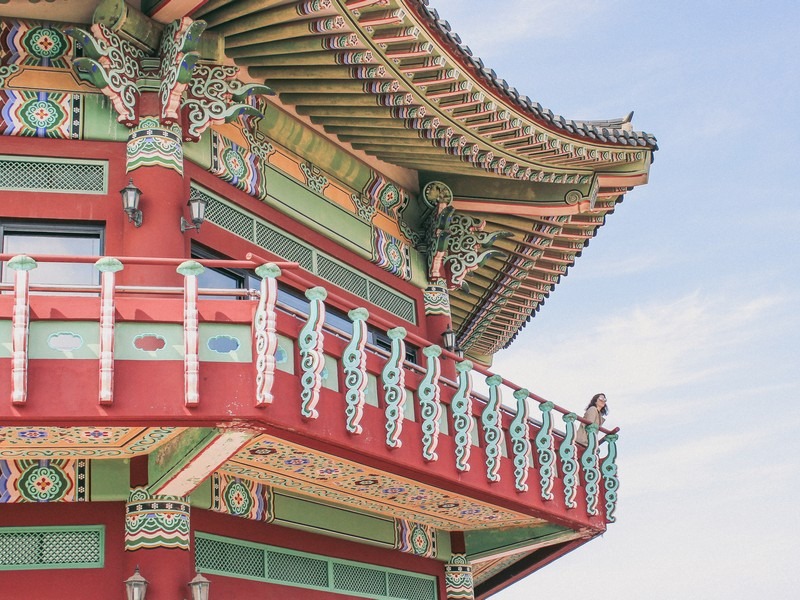 Bugak Pavilion, Bugak Skyway, Seoul, Korea: Traditional Korean pavilion