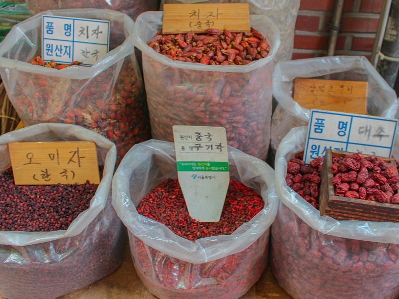 Korean Traditional Medicine, Yangnyeongsi Herbal Market, Seoul, Korea