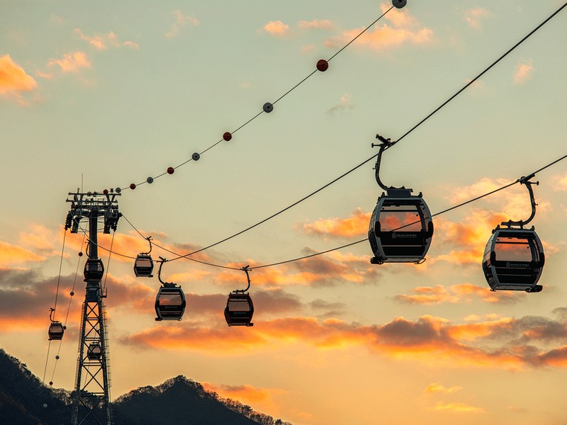 Samaksan Cable Car (삼악산 호수케이블카), Chuncheon, Korea