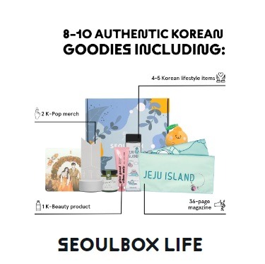 Seoulbox Life, Korean snack subscription box