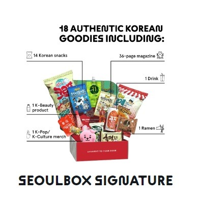 Seoulbox Signature, Korean snack subscription box