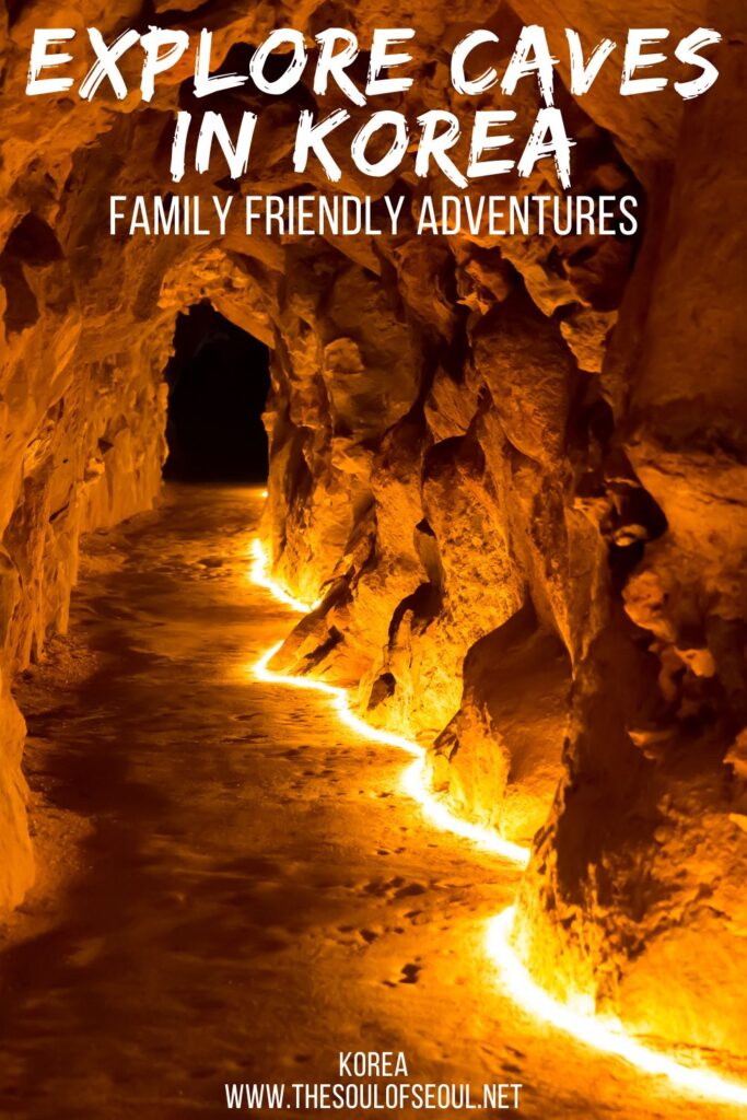 Caves In Korea You Can Visit For Fun: Discover the top cave systems to visit in Korea with your kids, including tips for visiting and addresses. From the Manjanggul Lava Tube on Jeju Island to the Cheongok Golden Bat Cave in Donghae, explore unique formations and prehistoric habitats. Don't forget to take a jacket and wear shoes with grip!