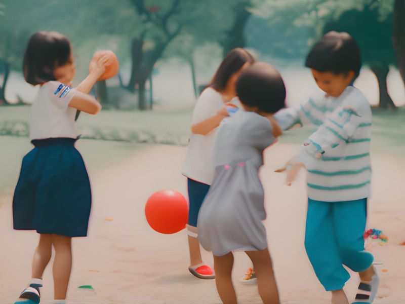 Korean Children's Day, AI image