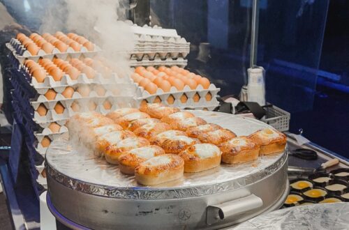 Korean street food, Myeongdong, Seoul, Korea