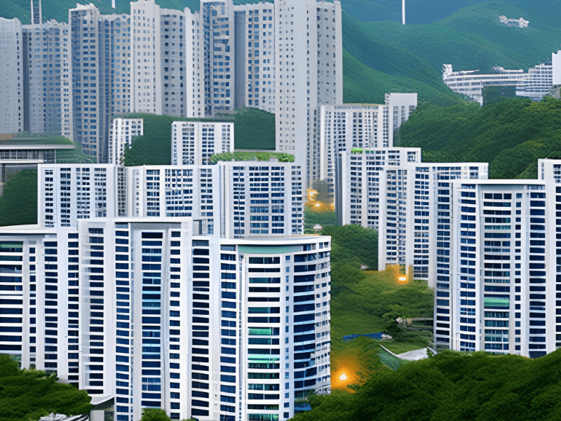 Korean apartment complex, AI