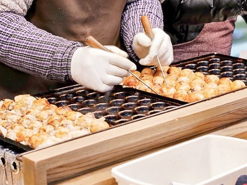 Korean street food, Myeongdong, Seoul, Korea