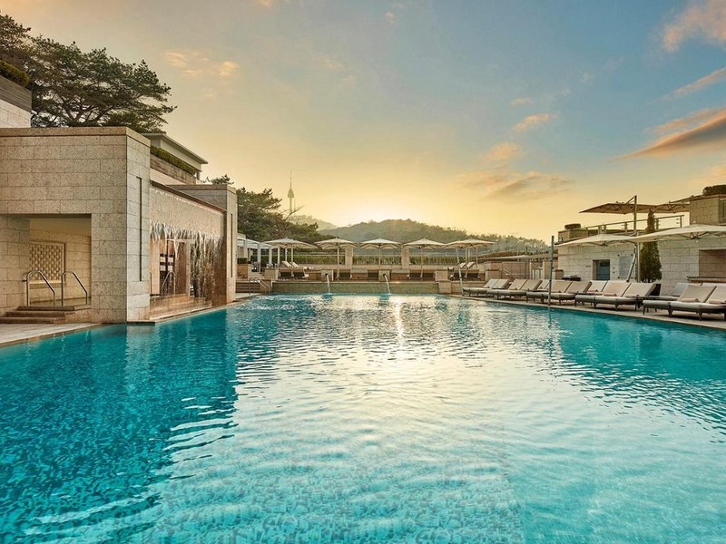 The Shilla Hotel Swimming Pool, Seoul, Korea