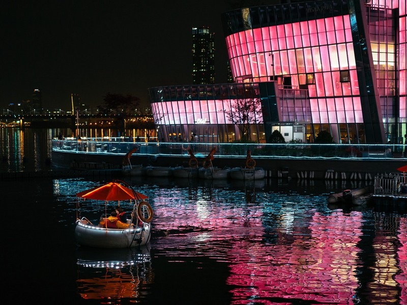 Banpo Han River Park, Some Sevit, Seoul, Korea