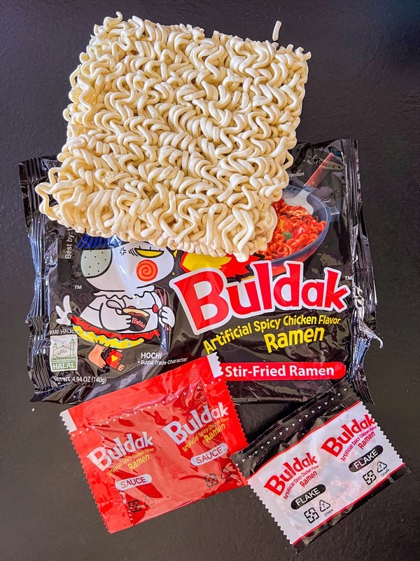 Buldak Ramen, Fire Noodle Challenge, Korean ramen