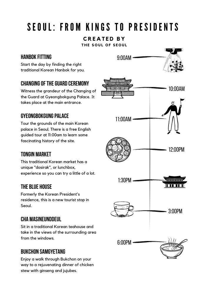 The Soul of Seoul: Seoul 1-day Itinerary: From Kings To Presidents