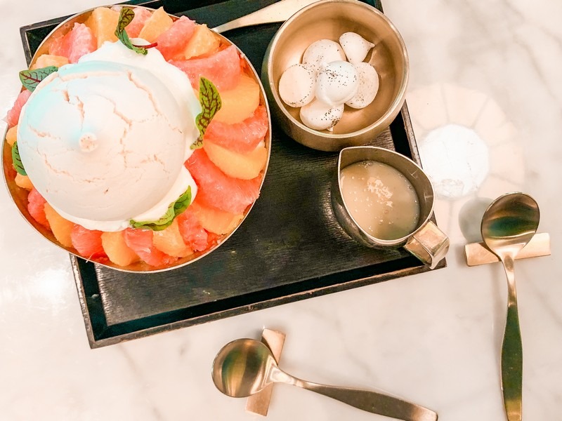 The Four Seasons bingsu, Korean shaved ice