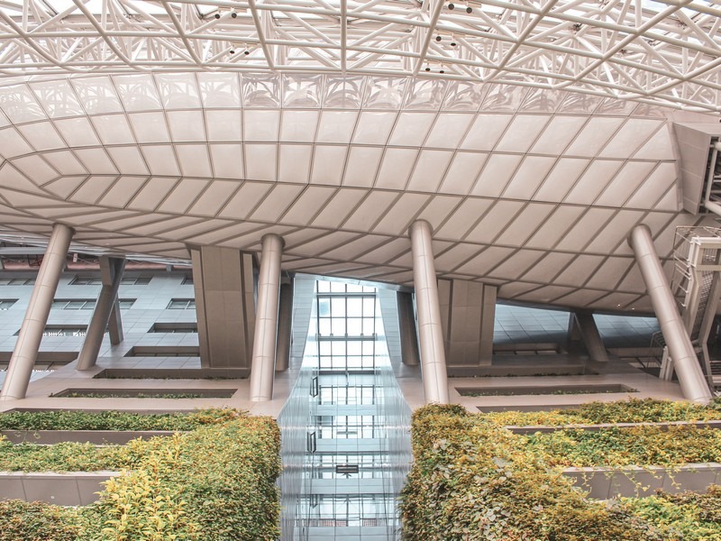 Seoul City Hall, Seoul, Korea: The Green Wall