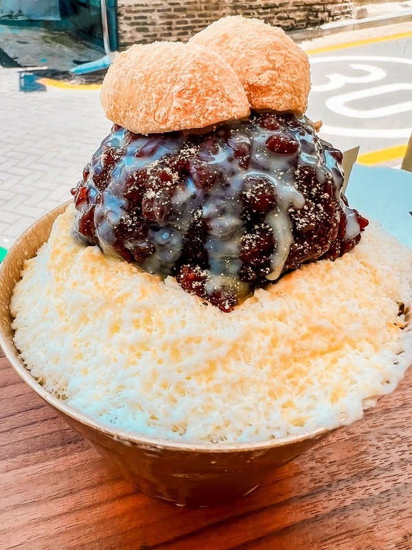 Patbingsu, Korean shaved ice