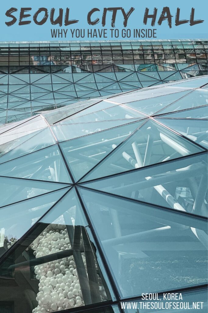 Why you shouldn't just walk by Seoul City Hall: Explore the hidden beauty of Seoul City Hall beyond its striking exterior. From the mesmerizing wave structure representing the Korean Wave to the eco-friendly design and the world's largest vertical garden, there's more to Seoul City Hall than meets the eye.