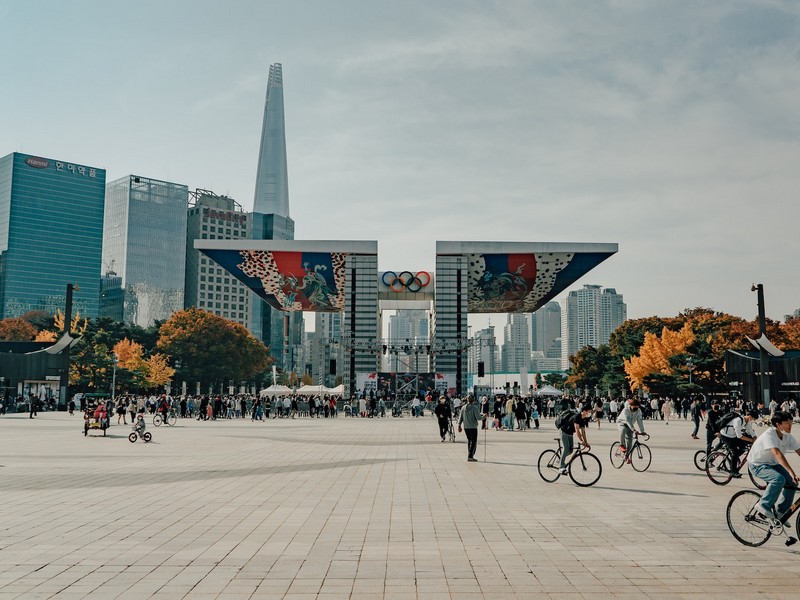 Olympic Park (올림픽 공원), Jamsil, Seoul, Korea