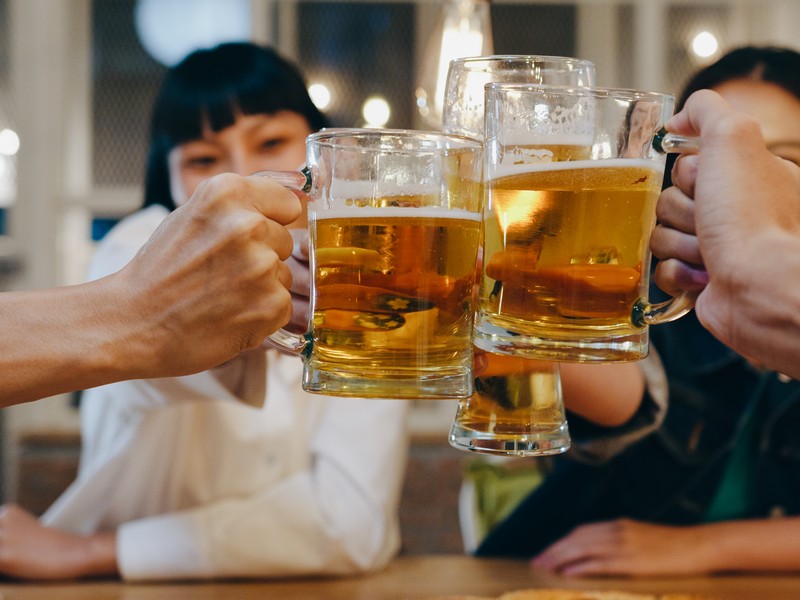 Beer in Korea, cheers, Korean drinking games