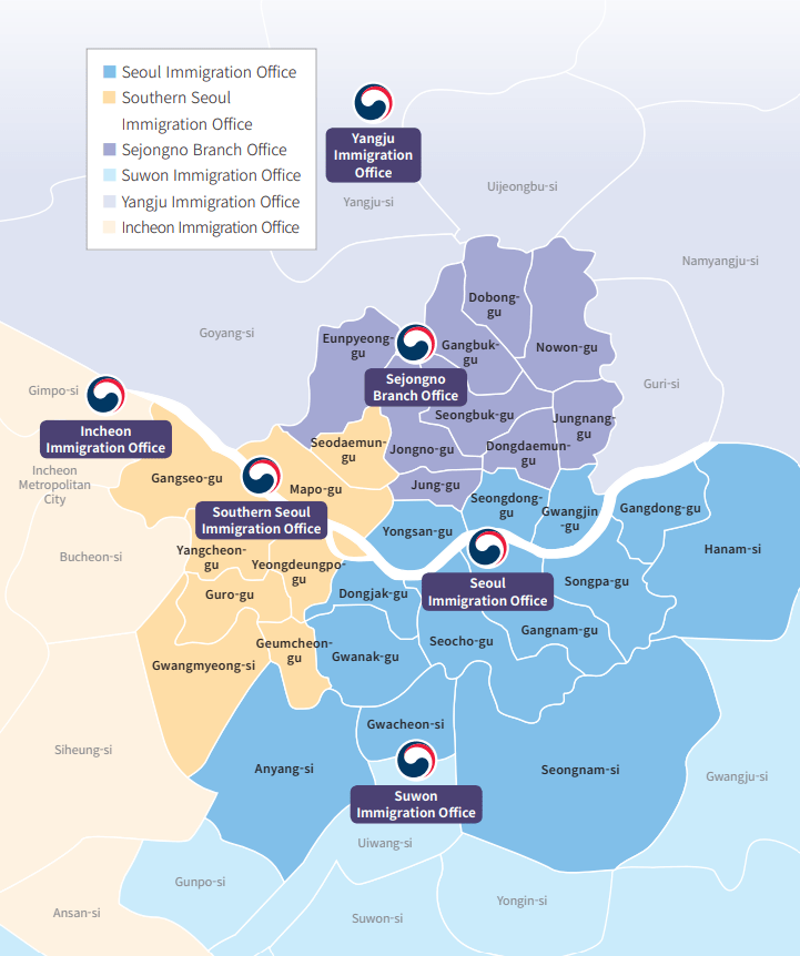 Immigraion Offices in Seoul