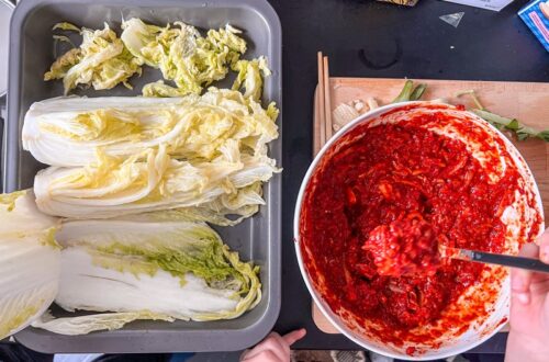 Korean cabbage kimchi