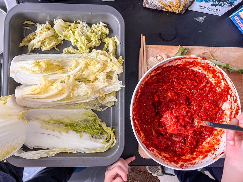 Korean cabbage kimchi