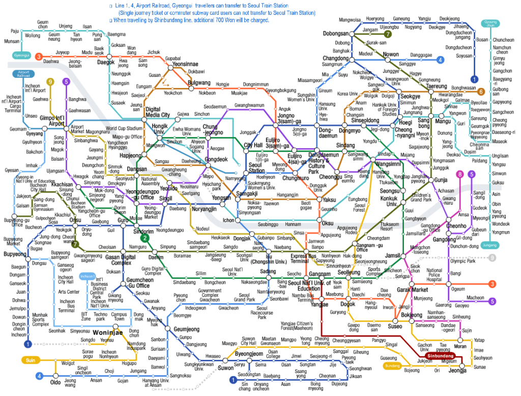 Seoul Subway Map English