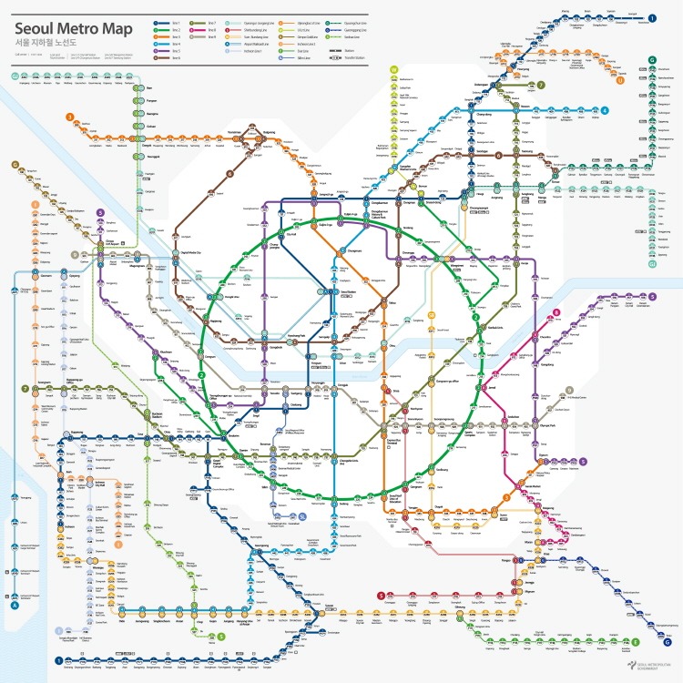 Seoul Subway Map English (NEW)