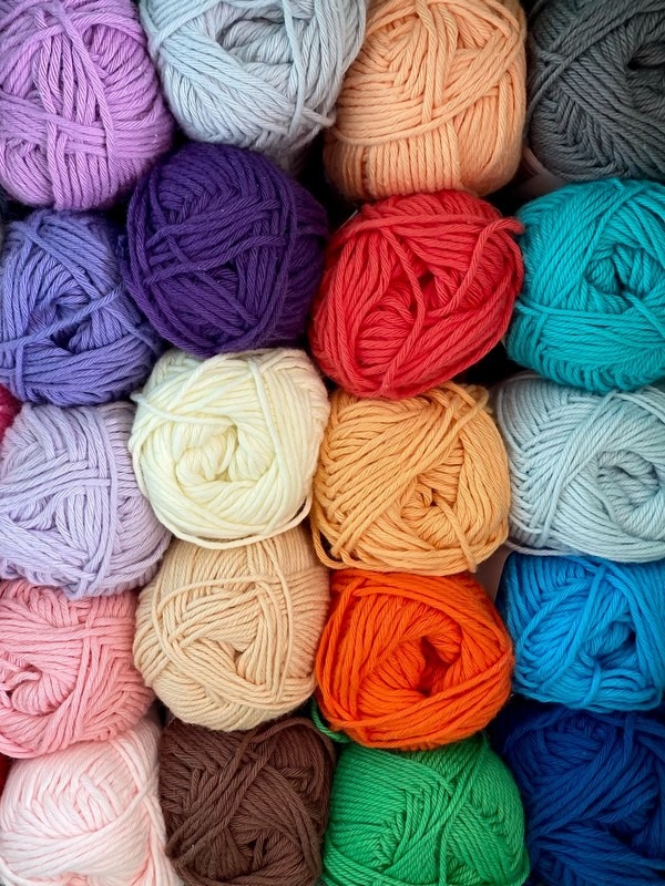 colorful yarn