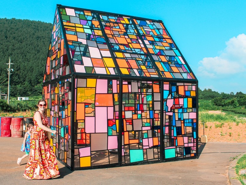 Jeju LAF (제주라프), Jeju, Korea; Odumak by Tom Fruin