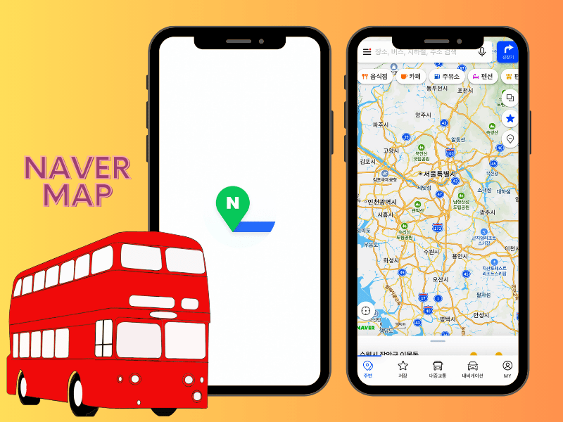 Naver app, Korean navigation app