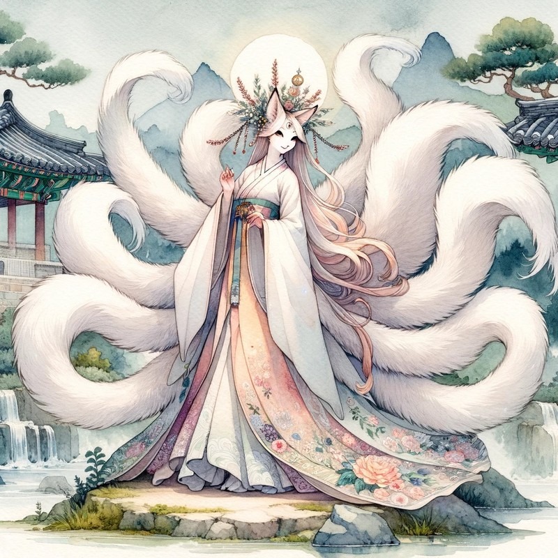 Gumiho (구미호), Korean ghost, Korean creature