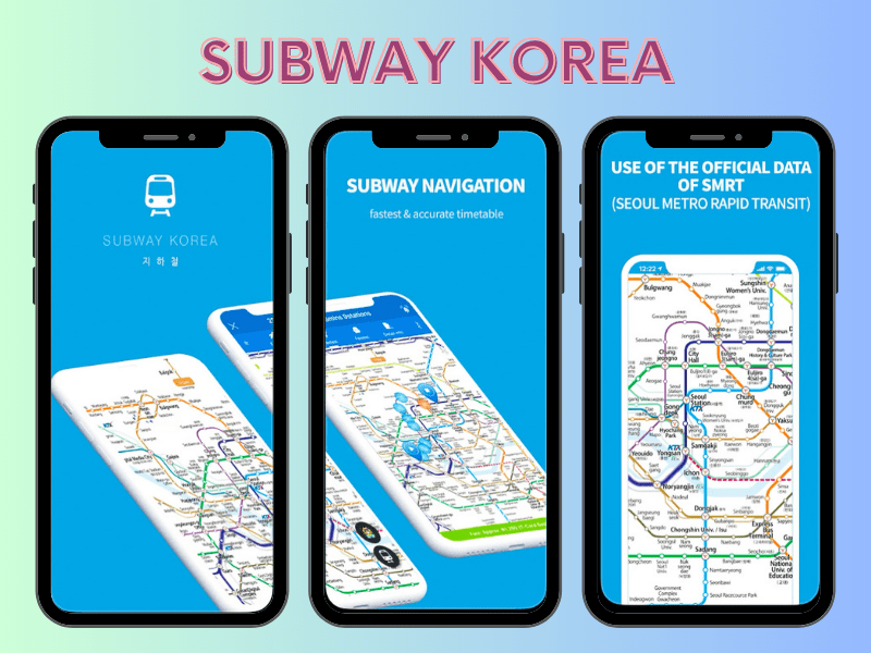 Subway Korea app, Korean transportation app