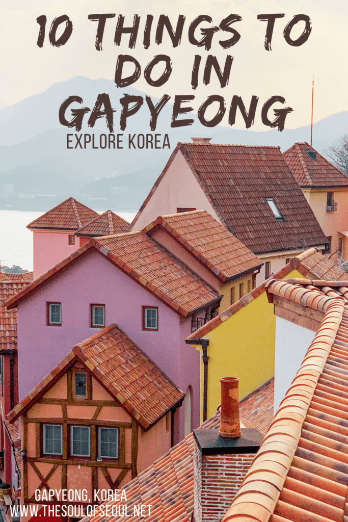 10 Things To Do In Gapyeong, Korea:  Take a day trip from Seoul to nearby Gapyeong where there are forests, fun, and adventure to find.