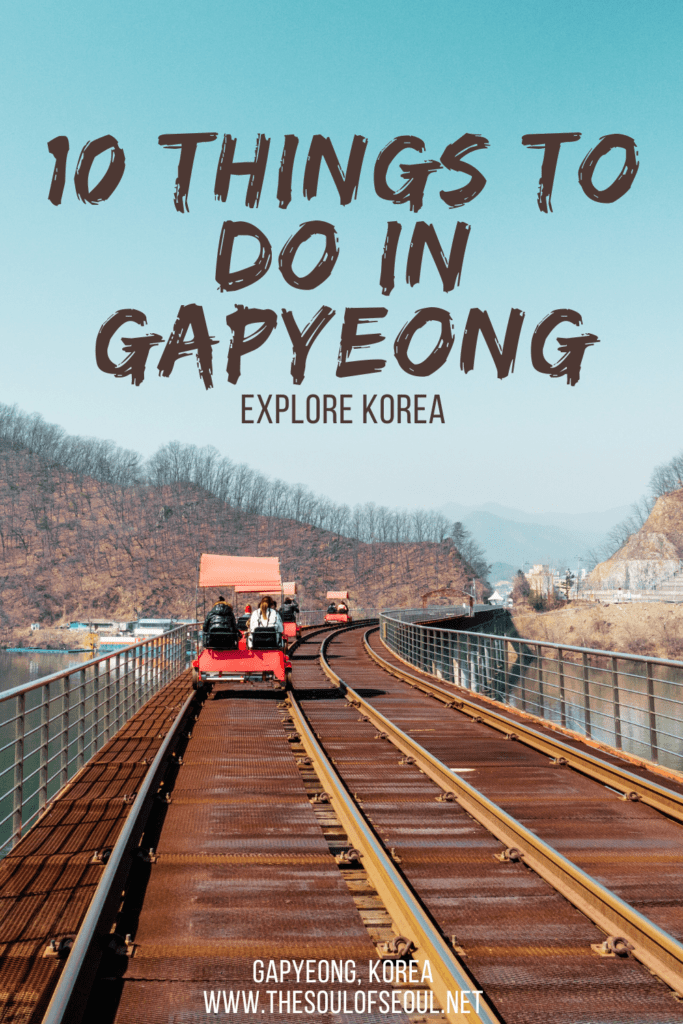 10 Things To Do In Gapyeong, Korea:  Take a day trip from Seoul to nearby Gapyeong where there are forests, fun, and adventure to find.