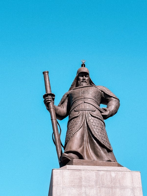 Admiral Yi Sun Shin, Gwanghwamun Square, Seoul, Korea