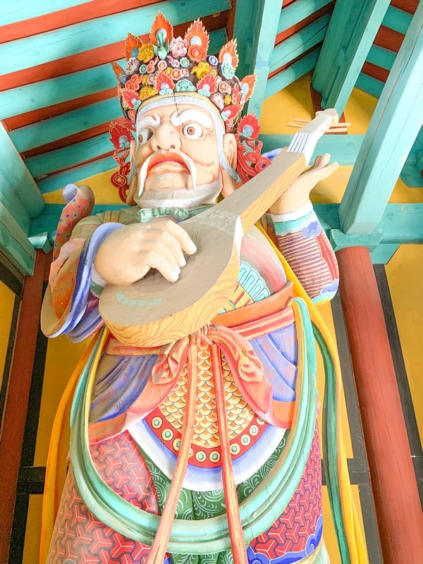 Donghwasa Temple (Daegu) (동화사(대구)), Daegu, Korea: Korean temple, lotus lanterns