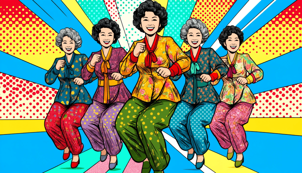 Korean ajumma pop art