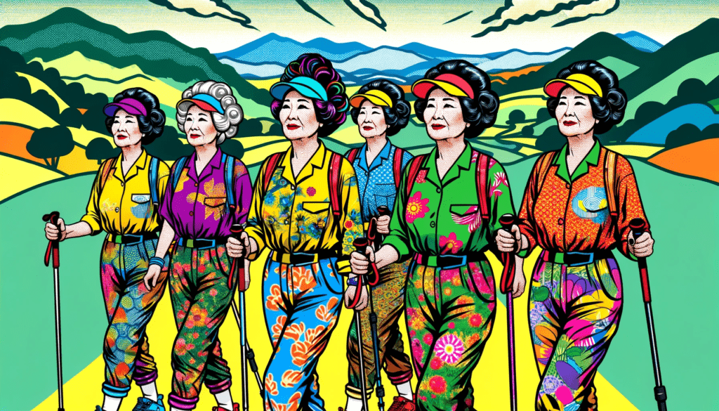 Korean ajumma pop art