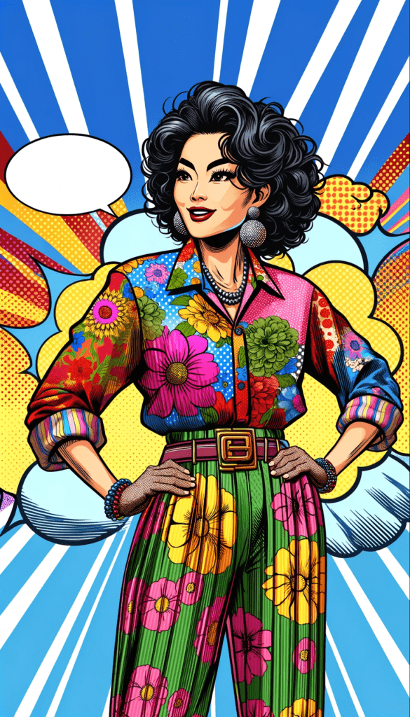 Korean ajumma pop art