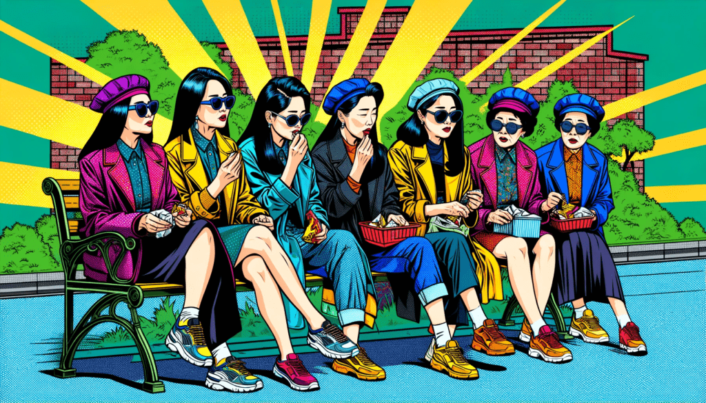 Korean ajumma pop-art