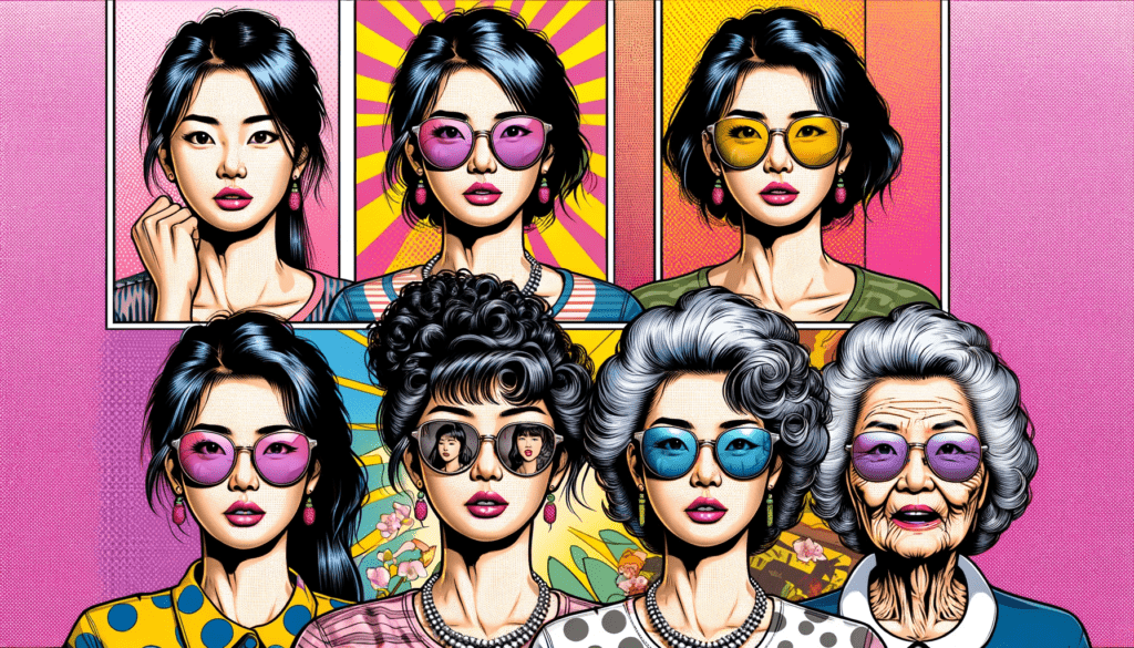 Korean ajumma pop-art