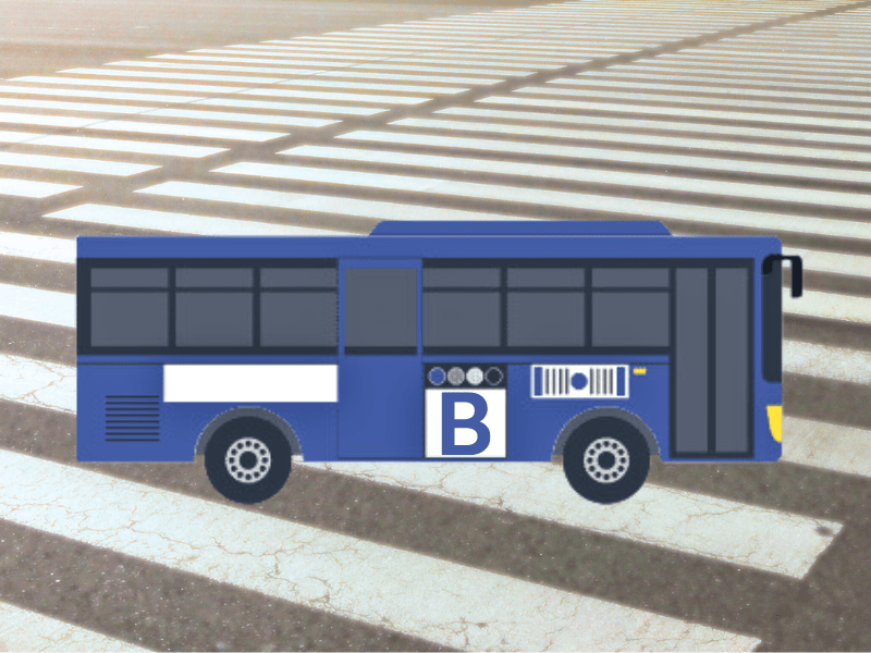 Seoul Blue Bus