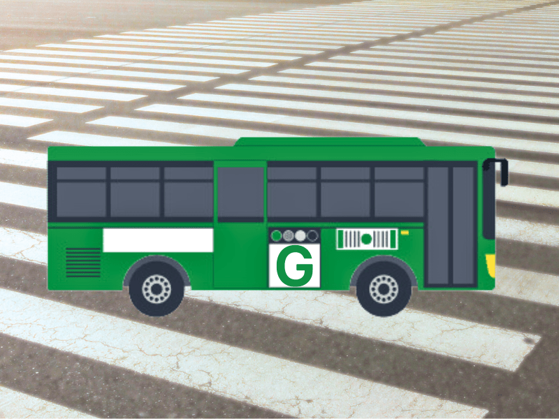 Seoul Green Bus