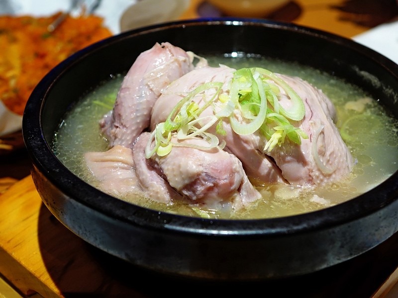 Korean food, samgyetang, Korean chicken soup