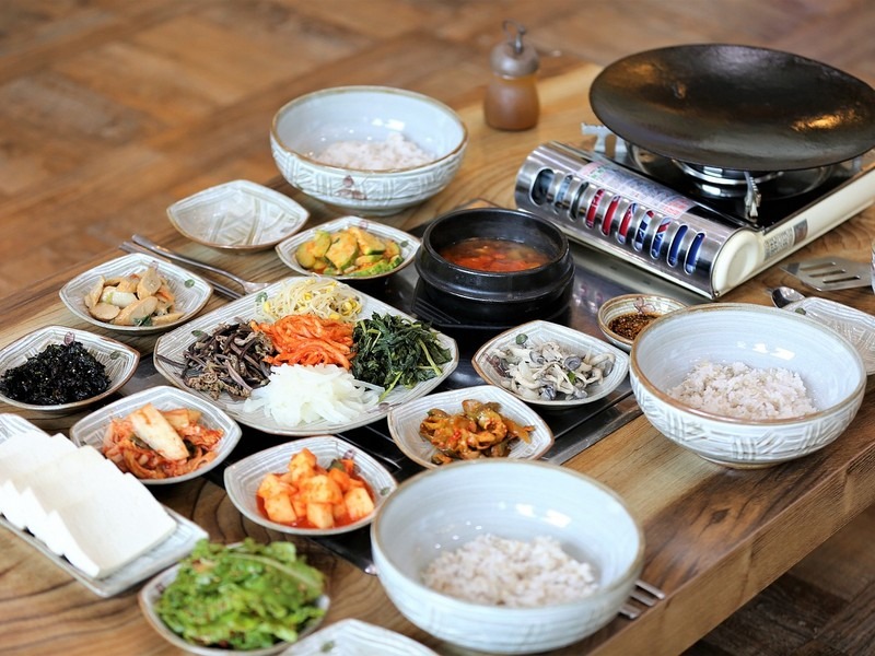 Korean food, boribap