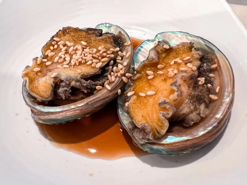 Stewed Abalone (전복장), Korean food