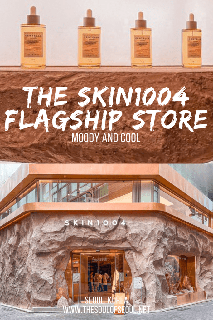 The SKIN1004 Flagship Store In Myeongdong Is Moody, Bold, and a Must-See: The SKIN1004 Flagship Store in Myeongdong stands out for all of the right reasons. A moody cool space that welcomes visitors with a rocky facade full of sophistication.